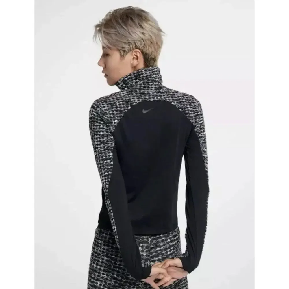 Nike Pro HyperWarm Long-Sleeve Brushed cowl turtleneck Top - EUC, Women's xs
